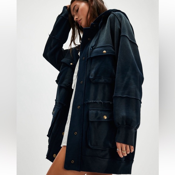 Free People Jackets & Blazers - NWT Free People You’re A Star Hoodie